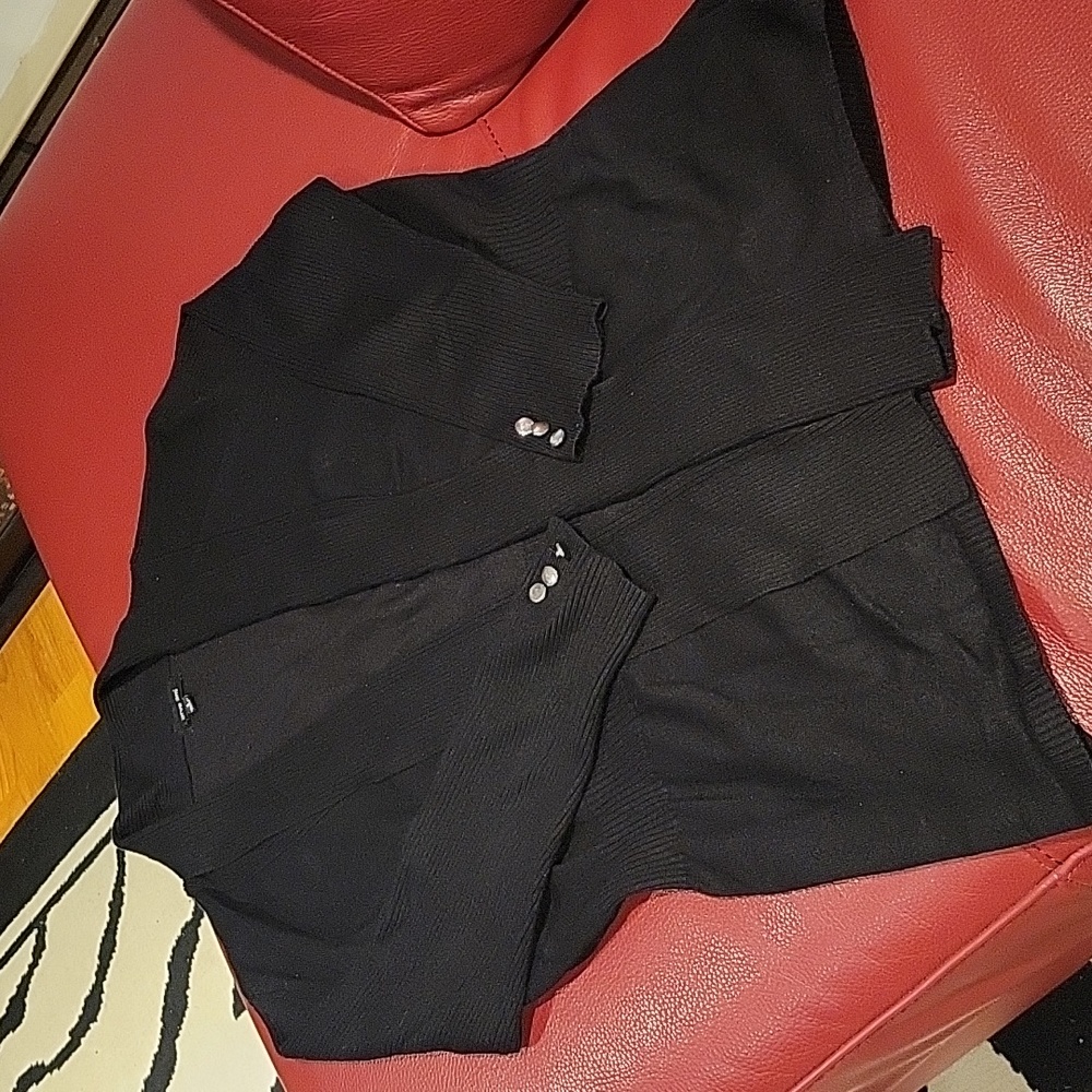 Black cardigan